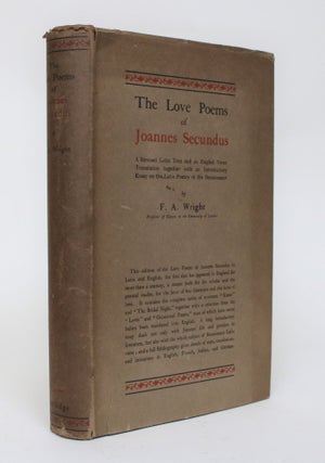 Item #006598 The Love Poems of Joannes Secundus: A revised Latin text and an English verse...