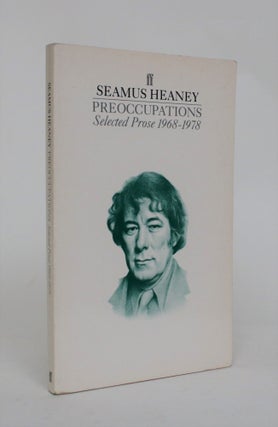 Item #006771 Preoccupations: Selected Prose 1968-1978. Seamus Heaney