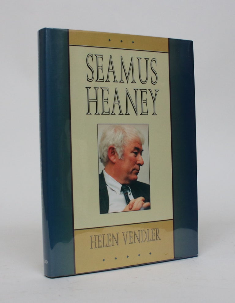 Item #006836 Seamus Heaney. Helen Vendler.