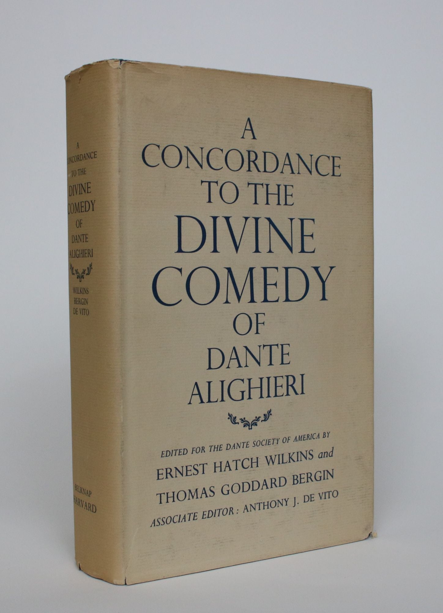 A Concordance to The Divine Comedy of Dante Alighieri Ernest