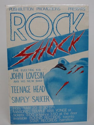 Item #007076 Rock Shock. The Electric Kid, John Lovesin and His New Band Teenage Head, Simply Saucer