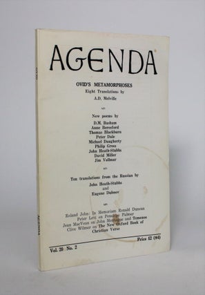 Item #007122 Agenda Vol. 20 No. 2. William Cookson, Peter Dale