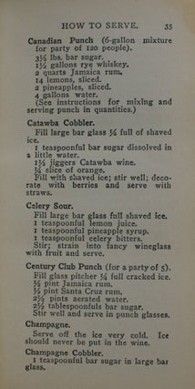 How to Mix Drinks and How to Serve
