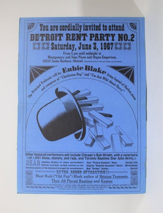 Item #007384 Detroit Rent Party No. 2 Broadside Poster