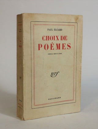 Item #007629 Choix De Poems. Paul Eluard