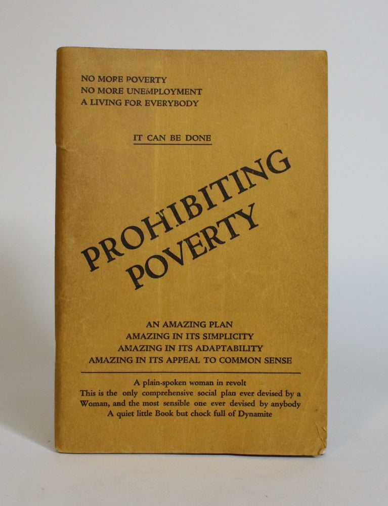 Item #007688 Prohibiting Poverty. Prestonia Mann Martin.