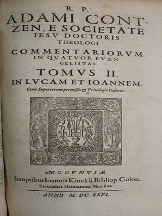 E Societie Iesv, SS. Theol. Doct. Commentaria Inquatvr Sancta IE SV Christi Evangelia.