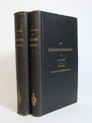 Item #007930 Die Gleichstrommaschine. Theorie, Konstruktion, Berechnung, Untersuchung Und...