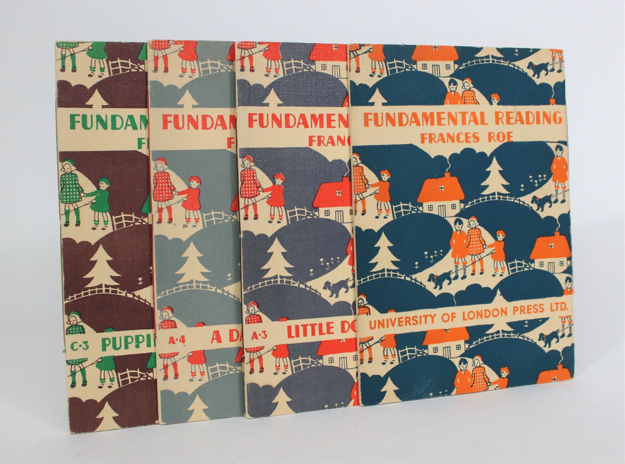 Frances Roe Fundamental Reading: Little Dog Wagger. A Day With Tommy. Puppies and ...