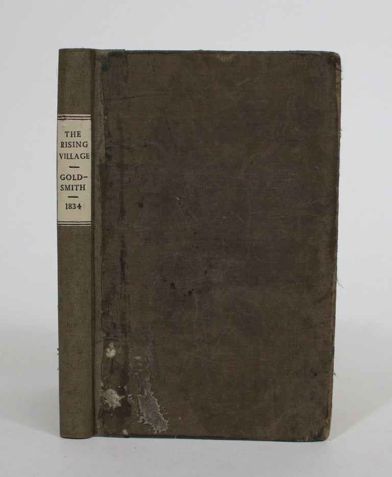 Item #008082 The Rising Village, With Other Poems. Oliver Goldsmith.