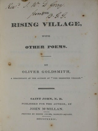 The Rising Village, With Other Poems