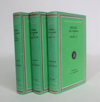 Item #008203 Aelian on Animals [3 vols]. A. F. Scholfield