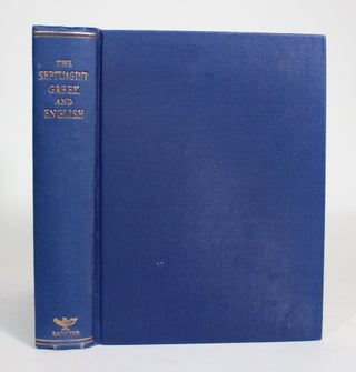 Item #008254 The Septuagint Version of The Old Testament, with an English Translation. Sir...