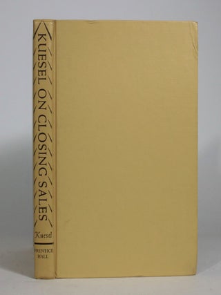 Item #008351 Kuesel On Closing Sales. Harry N. Kuesel