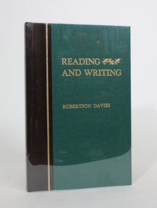 Item #008420 Reading and Writing. Robertson Davies