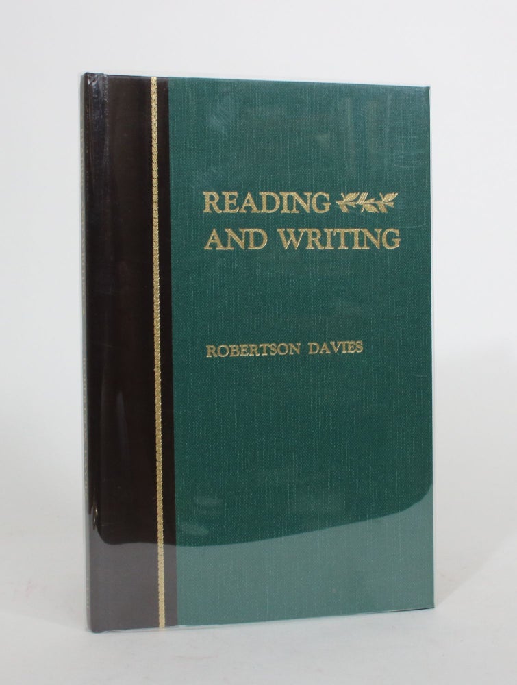 Item #008420 Reading and Writing. Robertson Davies.