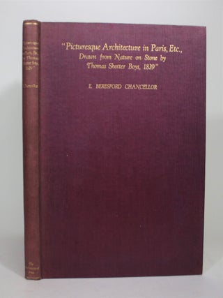 Item #008529 "Picturesque Architecture in Paris, Ghent, Antwerp, Rouen, etc. Drawn from Nature on...