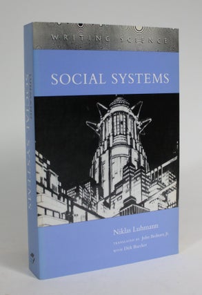Item #008892 Social Systems. Niklas Luhmann