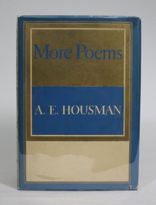 Item #008895 More Poems. A. E. Housman