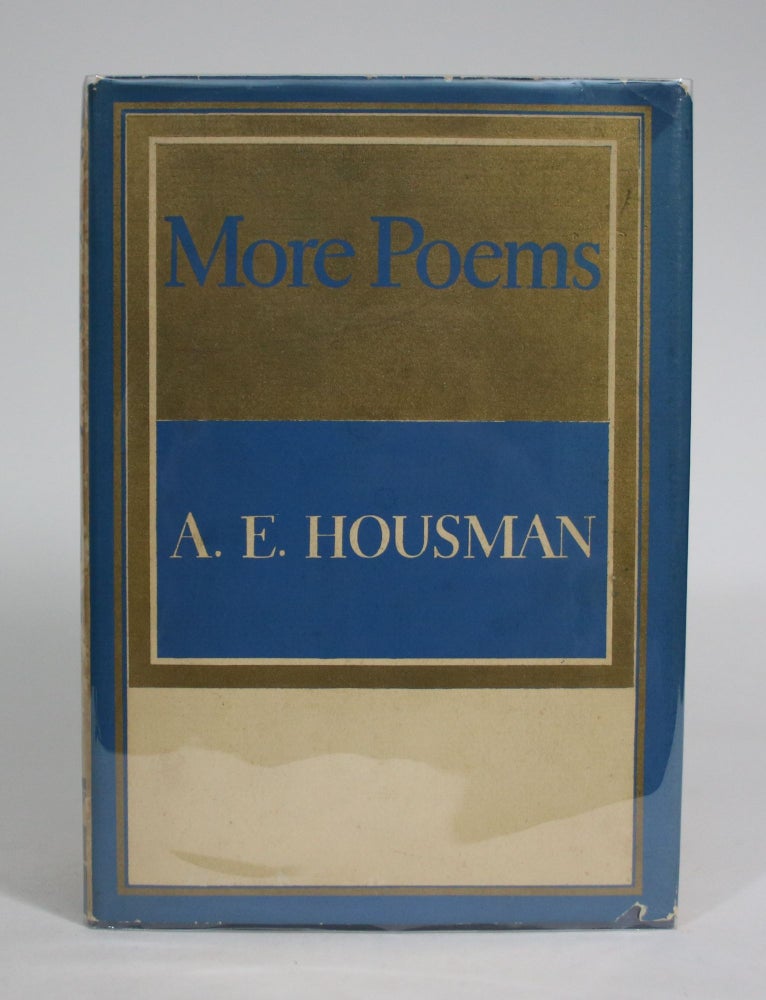 Item #008895 More Poems. A. E. Housman.