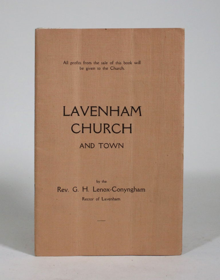 Item #009204 Lavenham Church and Town. Reverend G. H. Lenox-Conyngham.