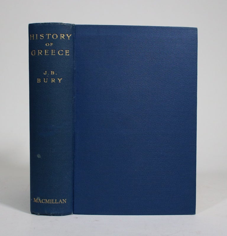 Item #009319 A History of Greece to the Death of Alexander the Great. J. B. Bury.