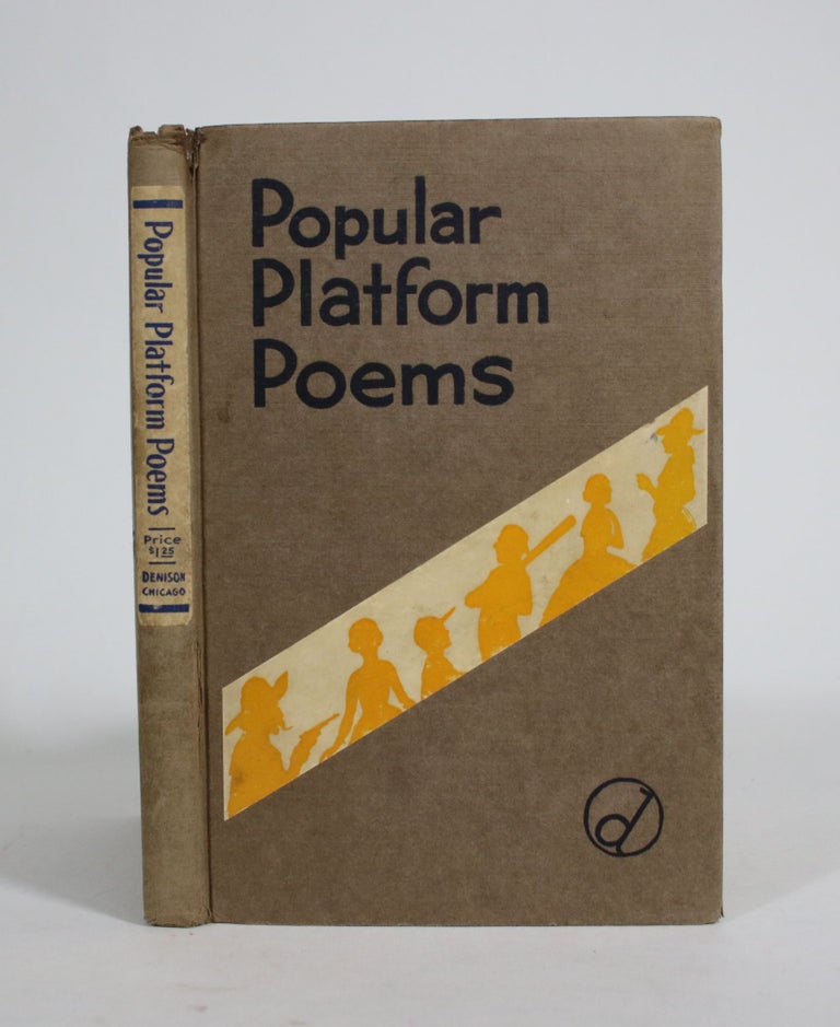 Item #009510 Popular Platform Poems. Ellis Clipson, compiler.