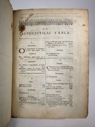 The Scripture Directory for Church-Officers and People or, a Practical Commentary on the Whole Chapter of the First Epistle of St. Paul to the Corinthians