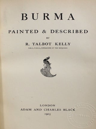 Burma: Painted & Described