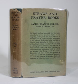 Item #009665 Straws and Prayer Books. James Branch Cabell