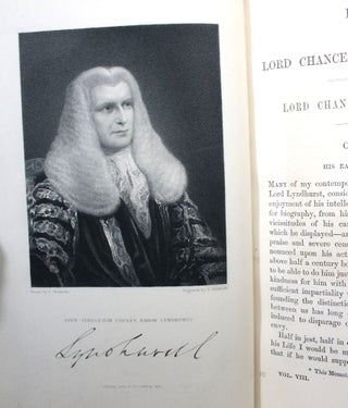The Lives of the Lord Chancellors and Keepers of the Great Seal of England, from the Earliest Times Till the Reign of King George IV [8 vols] & The Lives of the Chief Justices of England [3 vols]