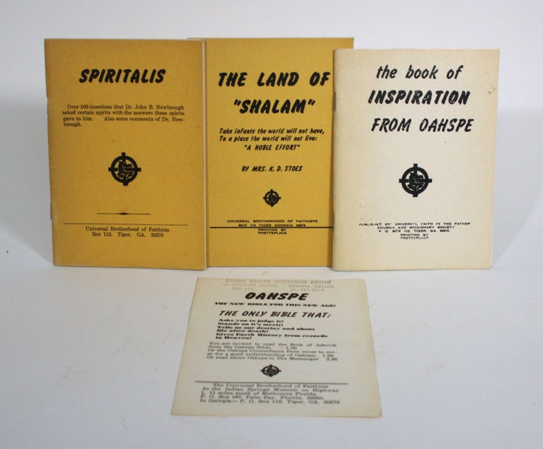 Item #009868 The Book of Inspiration from from OAHSPE. Spiritalis. The Land of "Shalam" OAHSPE, K. D. Stoes.