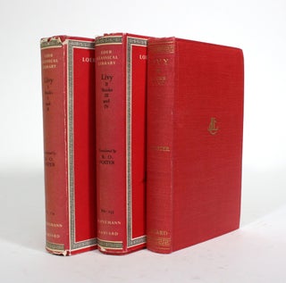 Item #010008 Livy, in Fourteen Volumes [3 vols]. Livy, B. O. Foster, Titus Livius