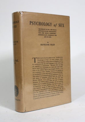 Item #010230 Psychology of Sex: A Manual for Students. Havelock Ellis