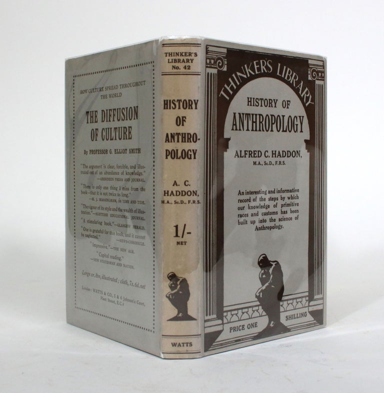 Item #010277 History of Anthropology. Alfred C. Haddon.