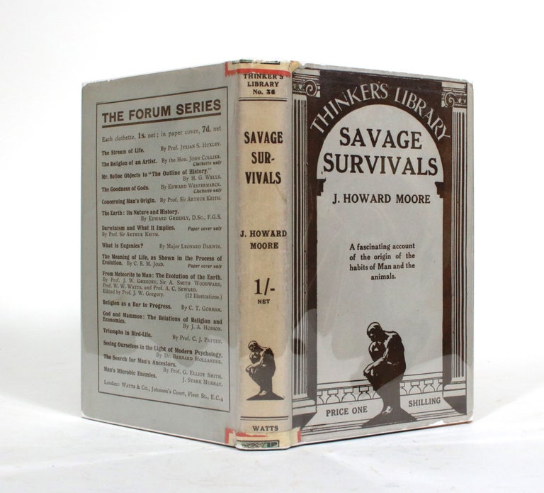 Item #010278 Savage Survivals: The Story of the Race Told in Simple Language. J. Howard Moore.