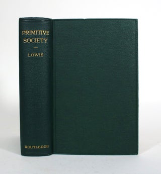 Item #010291 Primitive Society. Robert H. Lowie