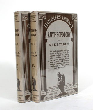Item #010347 Anthropology [2 vols]. Sir E. B. Tylor