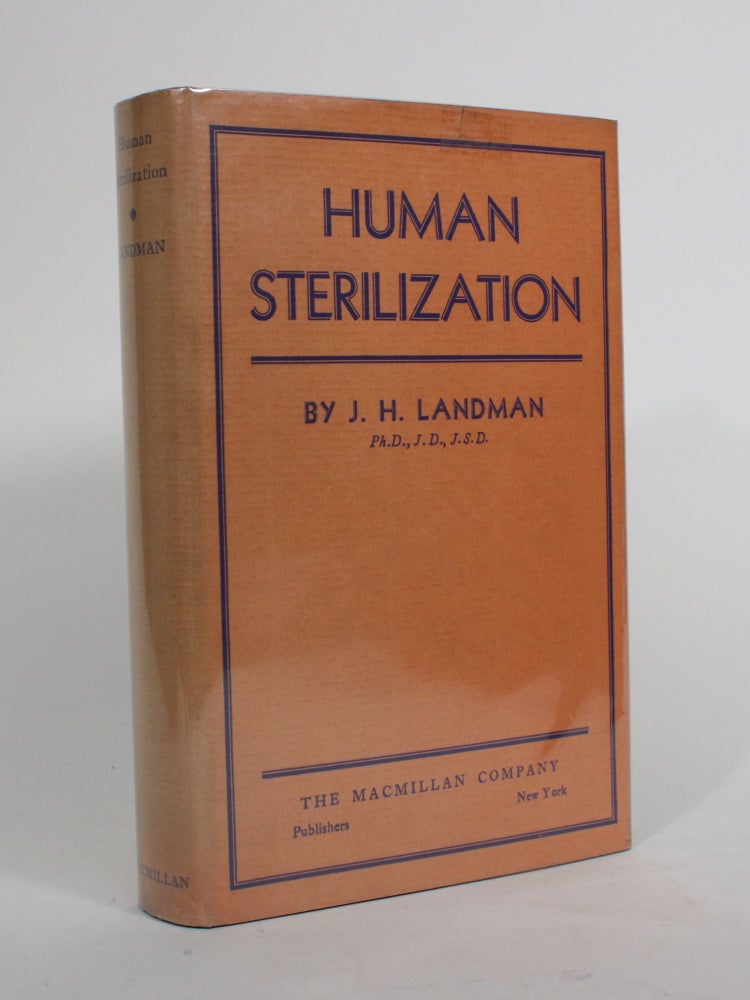 Item #010378 Human Sterlization. J. H. Landman.