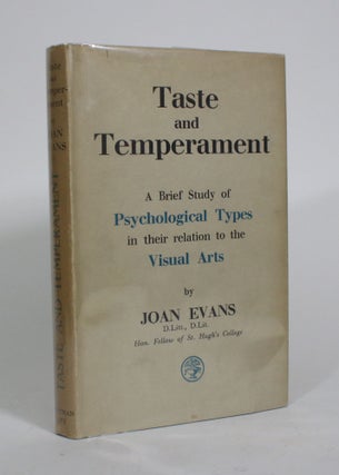 Item #010408 Taste and Temperament: A Brief Study of Psychological Types in their relation to the...