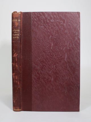 Ugaritic Manual: I. Newly Revised Grammar. II. Texts in Transliteration. III. Cuneiform Selections - Paradigms - Glossary - Indices - Additions & Corrections - Bibliography