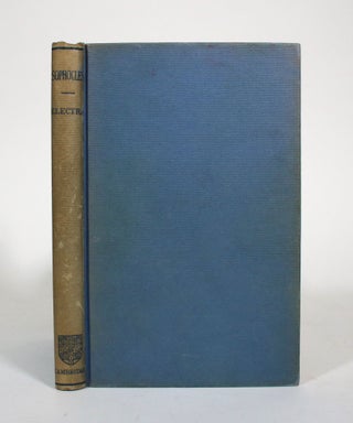 Item #010612 The Electra of Sophocles, With a Commentary Abridged from the Larger Edition of Sir...