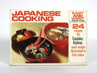 Item #010765 East and West Cookery Cards: Japanese Cooking. Sadako Kohno
