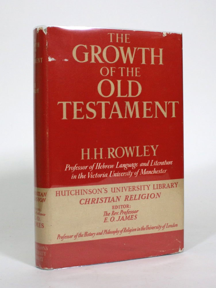 Item #010964 The Growth of the Old Testament. H. H. Rowley.
