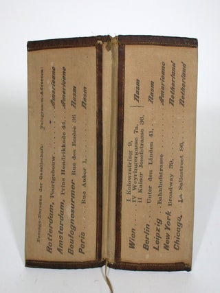 Item #011073 Holland-America Line Ticket Wallet, ca. 1910