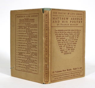 Item #011433 Matthew Arnold & His Poetry. Francis Bickley