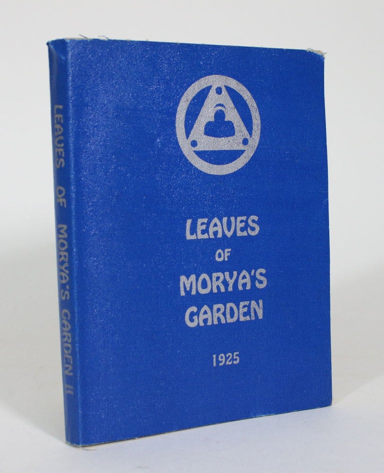 Item #011442 Leaves of Morya's Garden, Book Two. Nicholas Roerich.