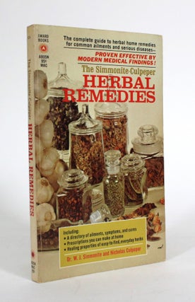 Item #011574 The Simmonite-Culpeper Herbal Remedies. W. J. Smmonite, Nicholas Culpeper