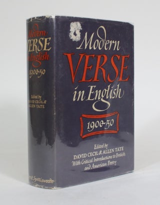 Item #011615 Modern Verse in English, 1900-50. David Cecil, Allen Tate