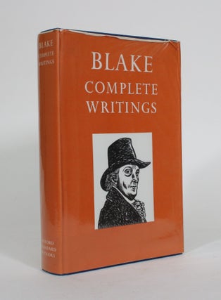 Item #011642 Blake: Complete Writings, with Variant Readings. Geoffrey Keynes